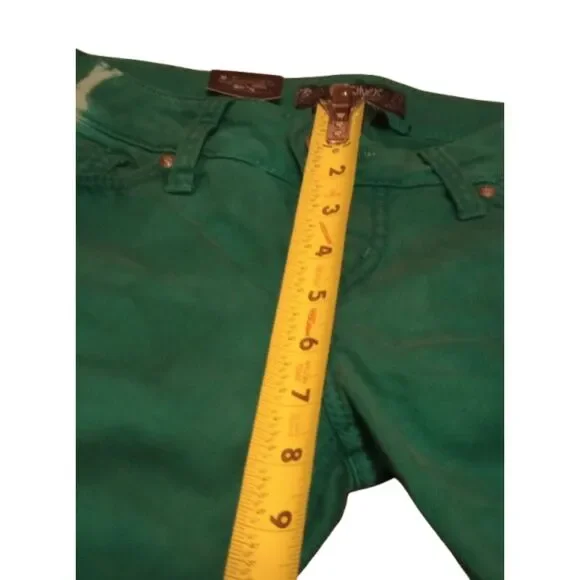 Silver Women's Size W26 / L31 Green Tie-Dye Skinny Camden Jeans -NWT - Picture 6 of 10